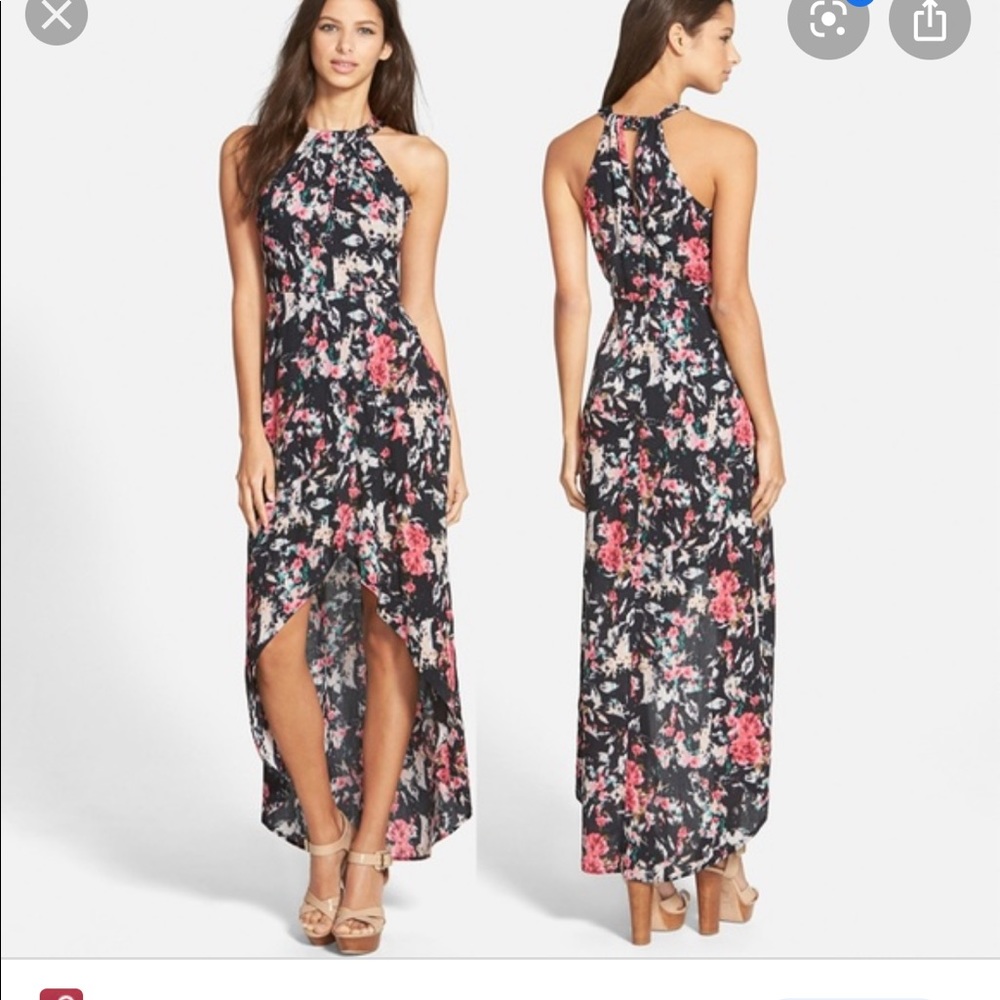 ASTR the label high low floral dress